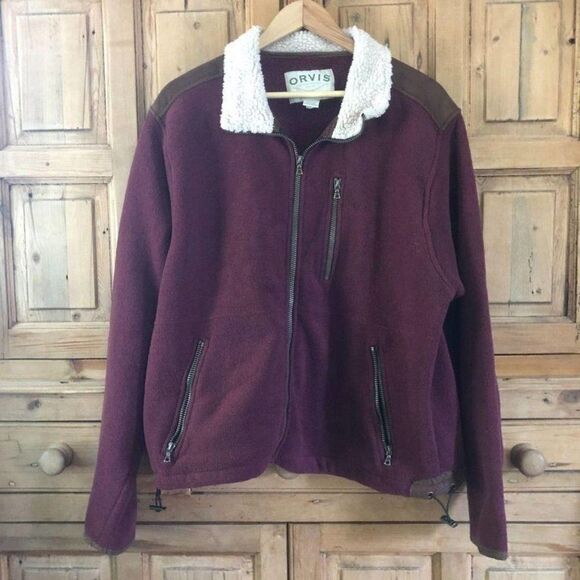 Orvis Large Full Zip‎ Fleece Sweater - Picture 1 of 6
